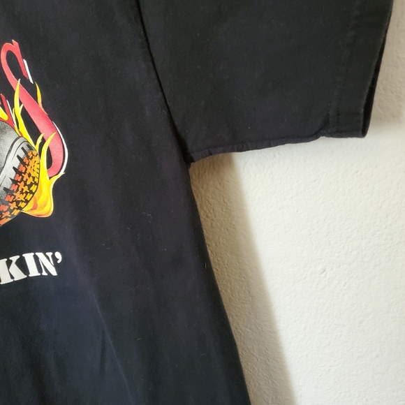 M Men's Black Graphic Tee White's Boots - Picture 6 of 7